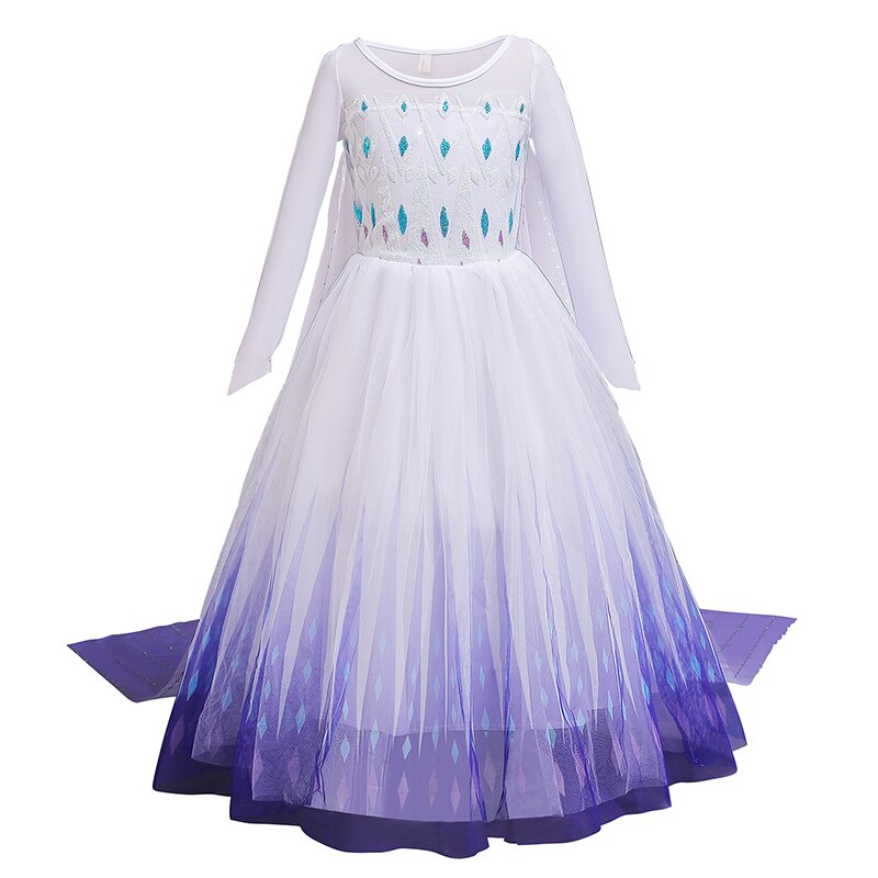 Đầm hóa trang phong cách công chúa Halloween cho bé gái 4 - 10 tuổi