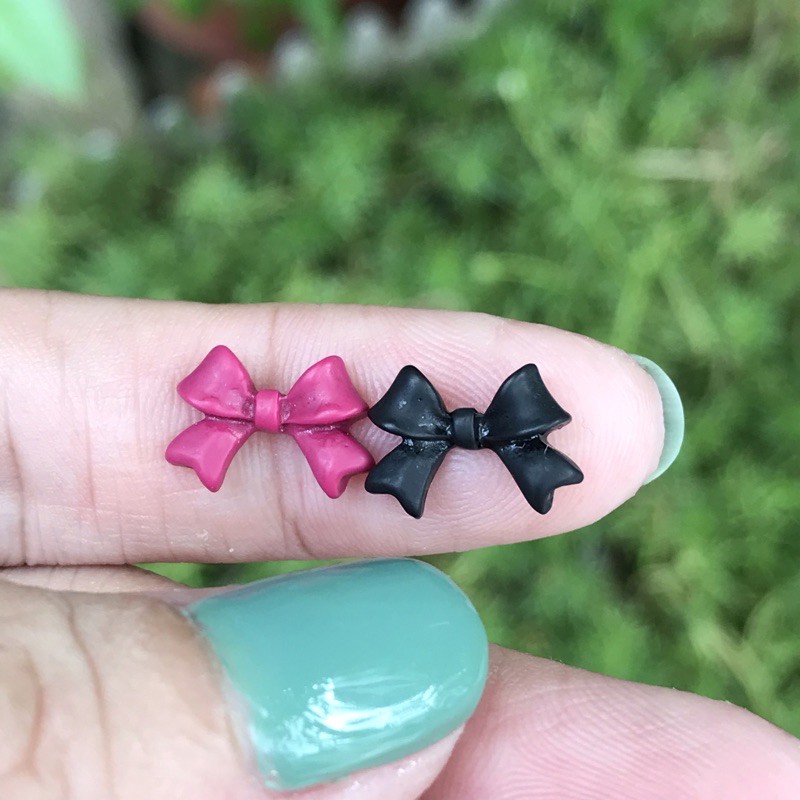 Charm nơ đính móng-phụ kiện nail