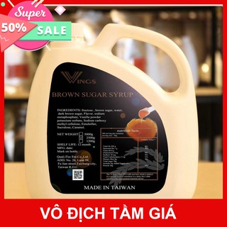 [GIÁ SỈ] Siro đường đen WINGs can 2,5kg