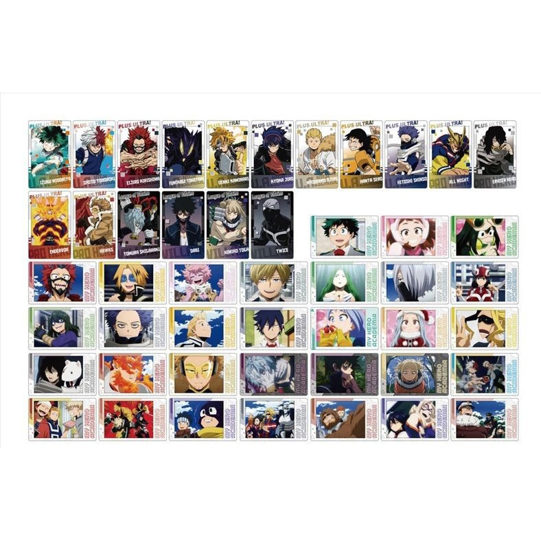 Thẻ / card snapmide hình nhân vật hoạt hình My Hero Academia