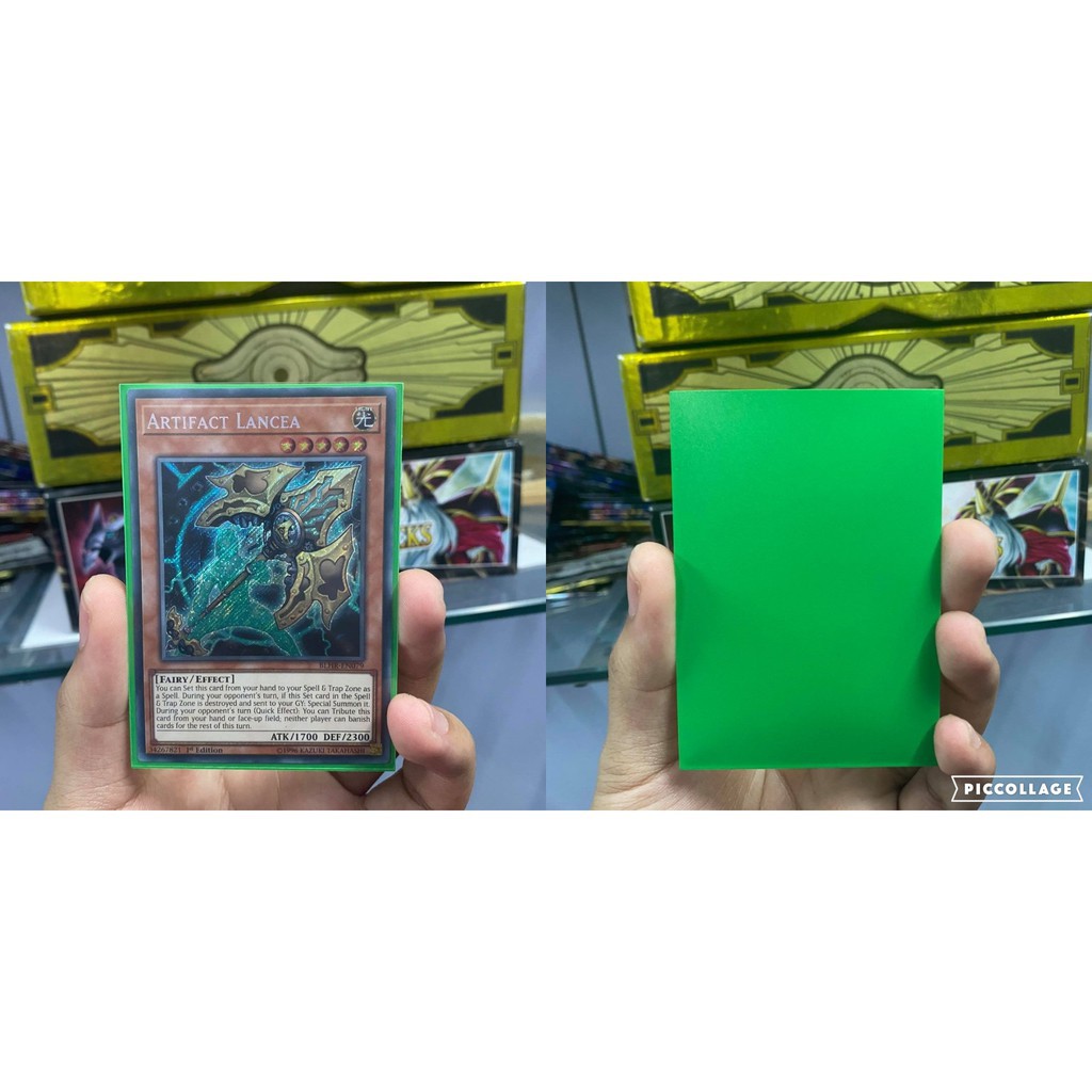 [ Dưa Hấu Yugioh ] Bọc thẻ bài Yugioh Size sleeve nhám dành cho Yugioh Vanguard nhiều màu sắc  - 60 cái - Bọc bài Yugioh