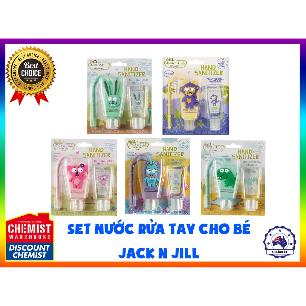 Set nước rửa tay khô cho bé Jack n Jill