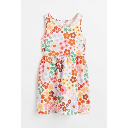 Váy sát nách cotton bé gái vợt sale