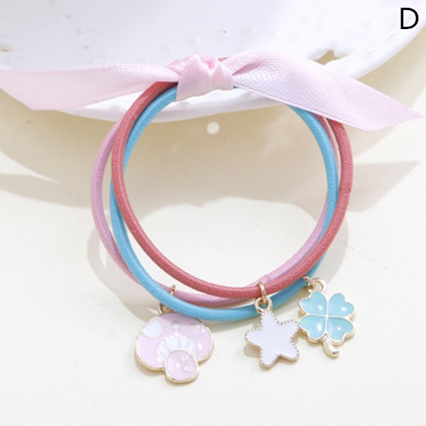 oos-【COD】Dây Cột Tóc Co Giãn Màu Sắc Ngọt Ngào Thời Trang Cho Nữ