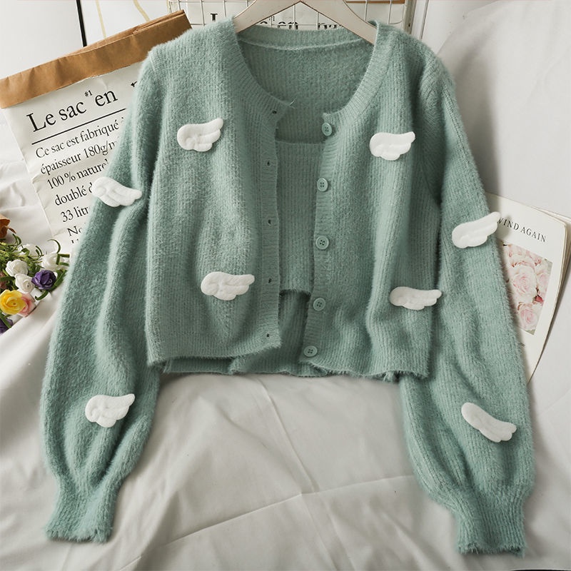 Áo Khoác Lông Nhung Tay Dài Cổ Tròn Dáng Rộng Thời Trang Mùa Thu Cho Nữ