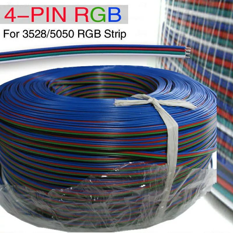 Dây điện nối LED 2Pin 3Pin 4Pin 5Pin 6Pin cho WS2812 3528 5050 RGB CCT loại (22AWG)