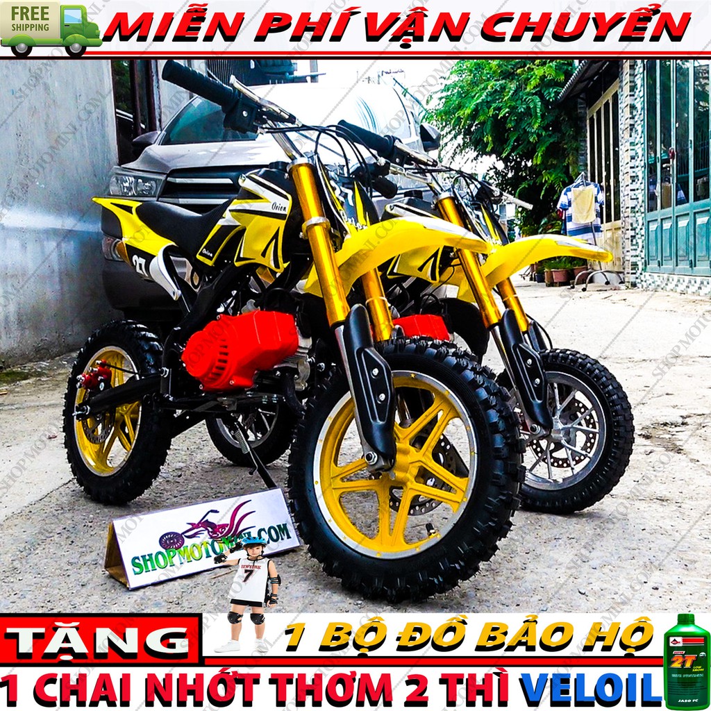 Xe cao cao mini 50cc ( Bánh Lớn ) | Mô tô ruồi trẻ em 49cc gắn máy động cơ chạy xăng pha nhớt