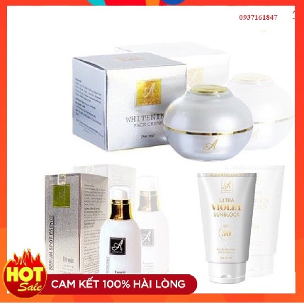Combo 3 sản phẩm Kem Face + Serum Spot + Chống Nắng ACosmetics