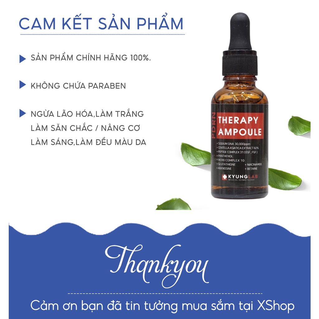 Tinh chất serum tế bào gốc phục hồi, chống lão hóa da KyungLab PDRN Therapy Ampoule 30ML