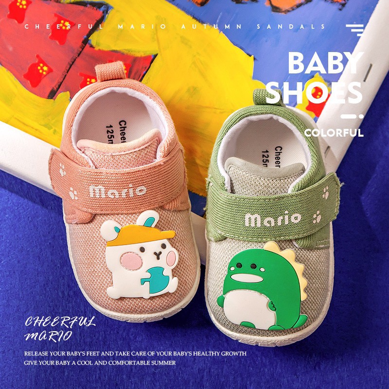 Giày tập đi trẻ em Mario Thú Full box [HÀNG MỚI VỀ] siêu đáng yêu cho bé trai bé gái GM5