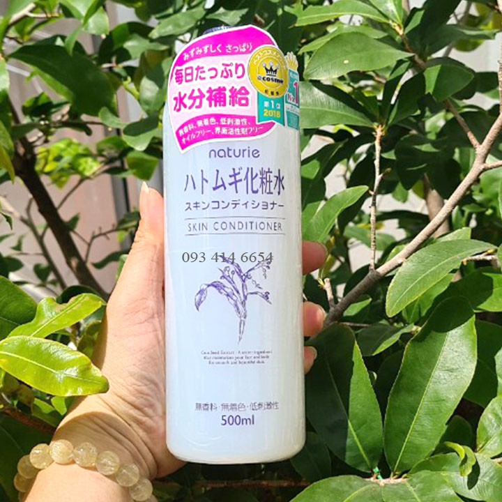 Nước Hoa Hồng Naturie Hatomugi Skin Conditioner 500ml [CHÍNH HÃNG]