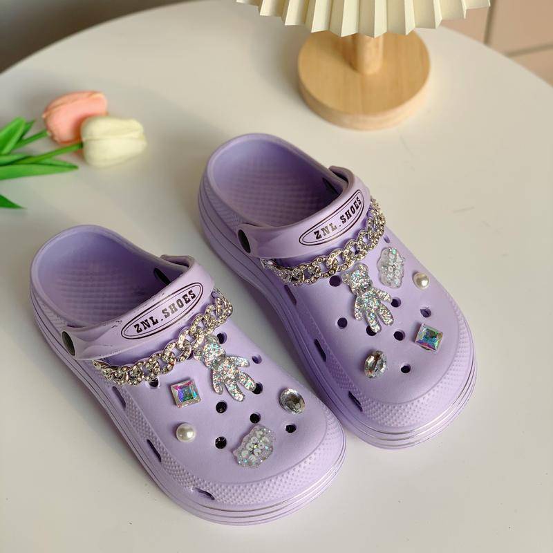 Phụ Kiện Trang Trí Giày Tự Làm Kiểu Dáng Xinh Xắn charm sticker jibbitz sticker Set Sticker jibbitz 3d jibbitz crocs slipper sticker