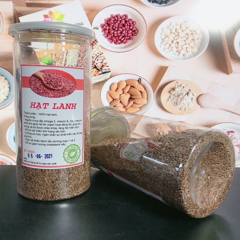 500g Hạt Lanh Canada ( Hạt Lanh hữu cơ nhập khẩu liên tục )