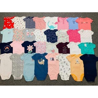 Body chip CỘC TAY, BA LỖ bodysuit xuất dư cho bé trai bé gái 0-24m