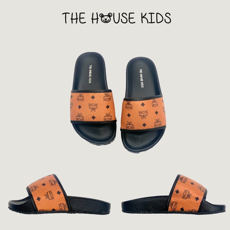 Dép trẻ em cao cấp - Dép cho bé trai hoạ tiết THE HOUSE KIDS