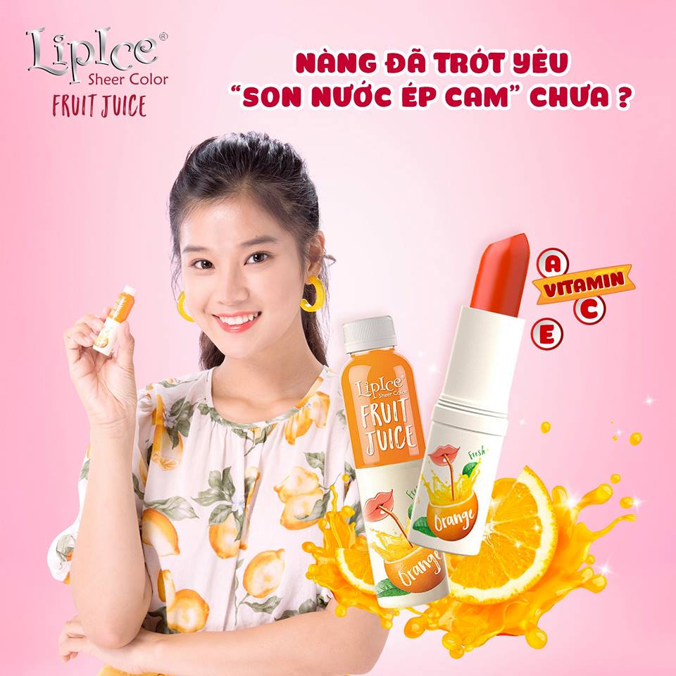 Son Dưỡng Có Màu Lipice Sheer Color Fruit Juice 4g