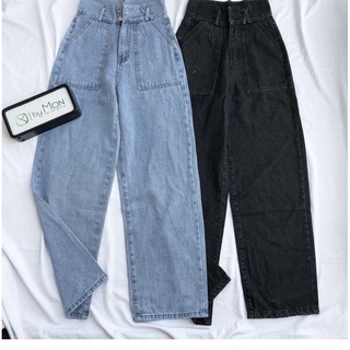 Quần jean baggy lưng cao kiểu đủ màu