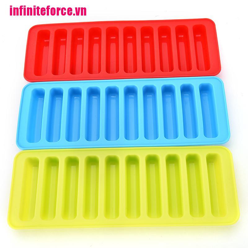 Khuôn silicon làm đá/ sô cô la/ bánh quy dạng thanh trụ chất lượng cao