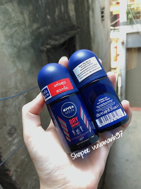 Lăn khử mùi nam/nữ NIVEA Thái Lan 25ml