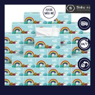 GIẤY ĂN CẦU VỒNG XIN MIER [THÙNG 30 GÓI] (PD107139)