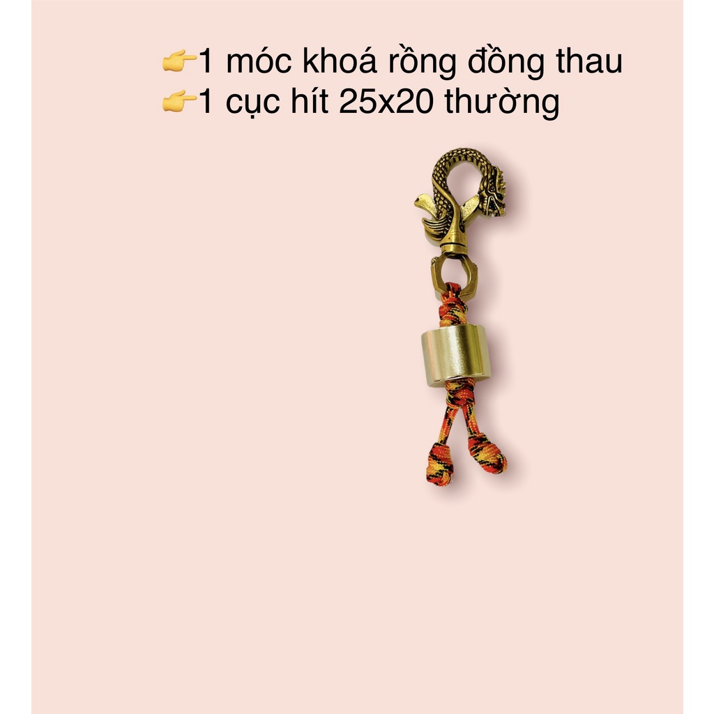 Móc Khoá Nam Châm siêu mạnh và vòng paracod
