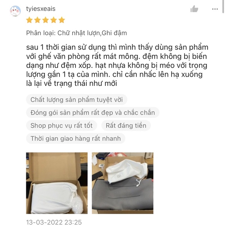 Đệm lót ghế ô tô, miếng lót ghế ghế văn phòng YME đệm nâng chiều cao khi lái xe, thoáng khí êm mông YDE