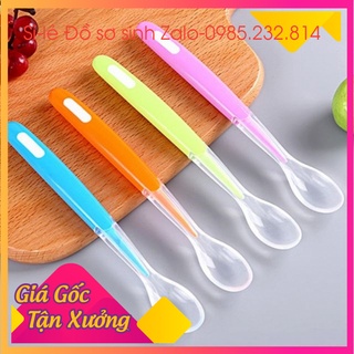 Thìa ăn dặm silicon cho bé-Thìa ăn dặm silicon siêu mềm an toàn cho bé, 1 chiếc