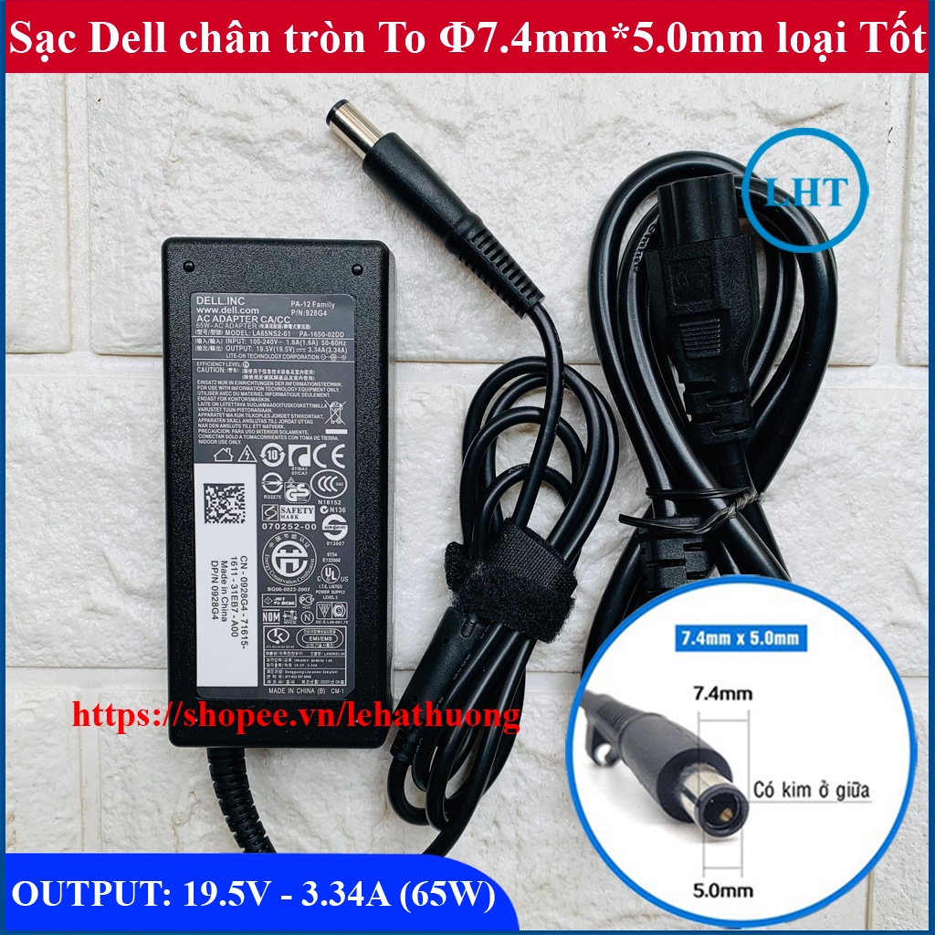[SẠC ZIN] Sạc Laptop Dell N4110/ N4010/ 1440/ 2421/ 2420/ 3450/ N4050/ 3521 Output 19.5V – 3.34A – 65W