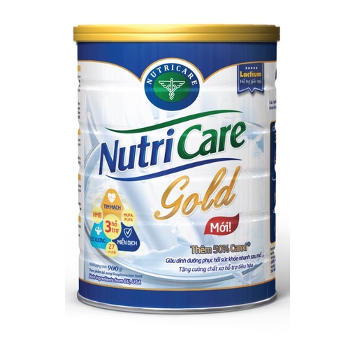 Sữa bột Nutricare Gold 400g và 900g - Dinh dưỡng bổ sung cho người lớn thumbnail
