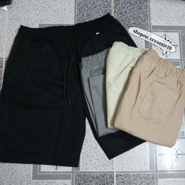 [4 MÀU - Kèm video + hình thật] Quần short kaki basic unisex | BigBuy360 - bigbuy360.vn