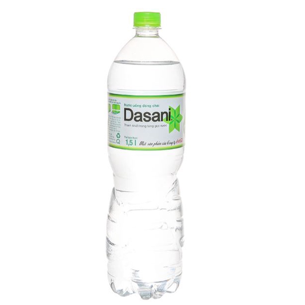 Thùng 6 chai nước tinh khiết Dasani 1.5L - Chai cải tiến - Bảo vệ cả sức khỏe bạn và môi trường
