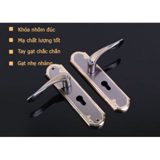 Khóa cửa gạt tay nhôm đúc cao cấp