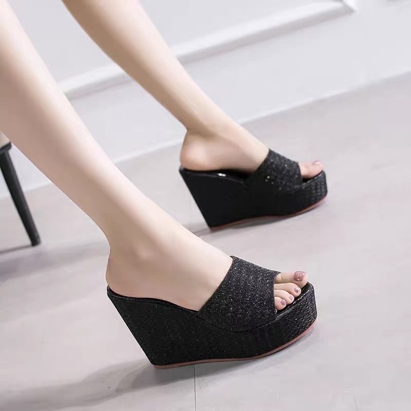 Dép nữ đế xuồng 11cm