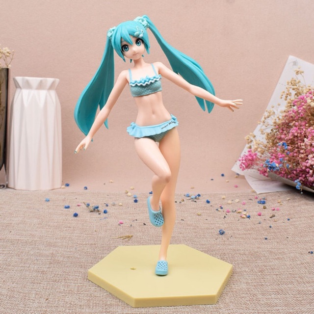 Ảnh thật ❄️ Mô Hình Nhân Vật Anime Hatsune Miku 23cm Gradation Resort ❄️