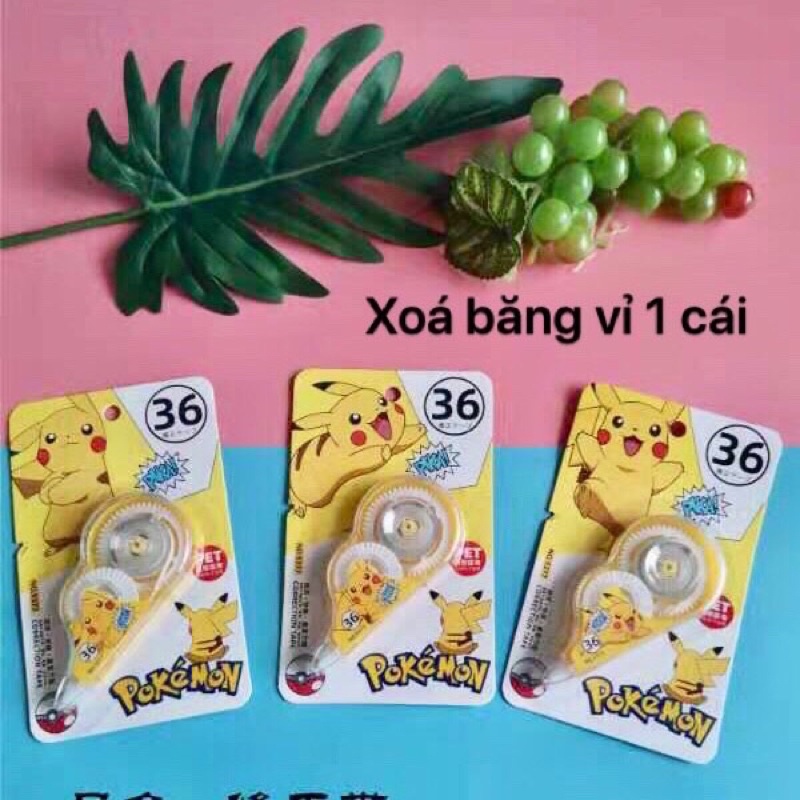 Xoá Băng 9281 Hình Quả Bơ - Pokemon