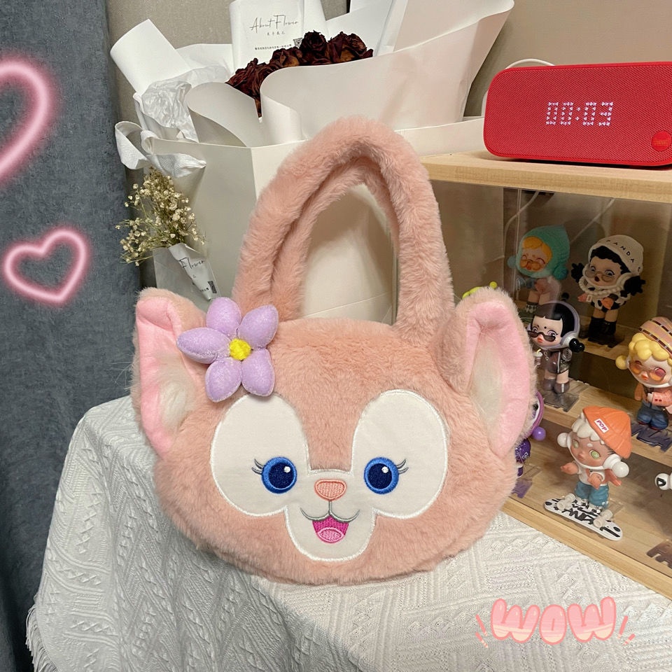 Túi xách hình búp bê hoạt hình nhồi bông phong cách Lolita đáng yêu