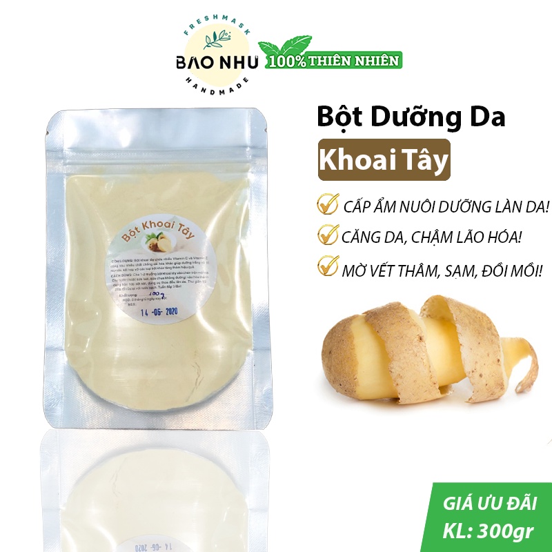 Khoai Tây Dưỡng Da Handmade - Cấp Ẩm, Căng &amp; Mịn Da