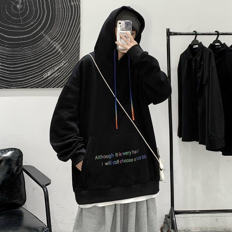 Áo Hoodie Nỉ Nam Nữ From Rộng Unisex In Dạ Quang Phát Sáng Cực Hot Chất Nỉ Ngoại Dày Dặn (atnight)