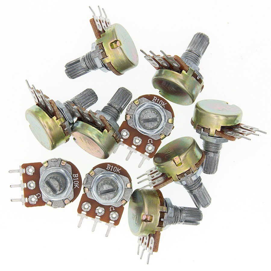 Chiết Áp Biến Trở Đơn WH148 15mm B1K B2K B5K B10K B20K B25K B50K B100K B500K B1M
