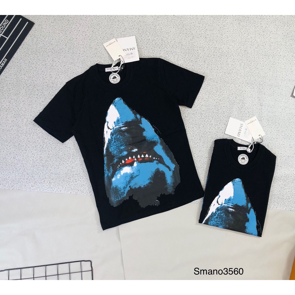 🌟 Áo thun không cổ cá mập hot hit mặc nam nữ, đơn đôi nhóm siêu đẹp