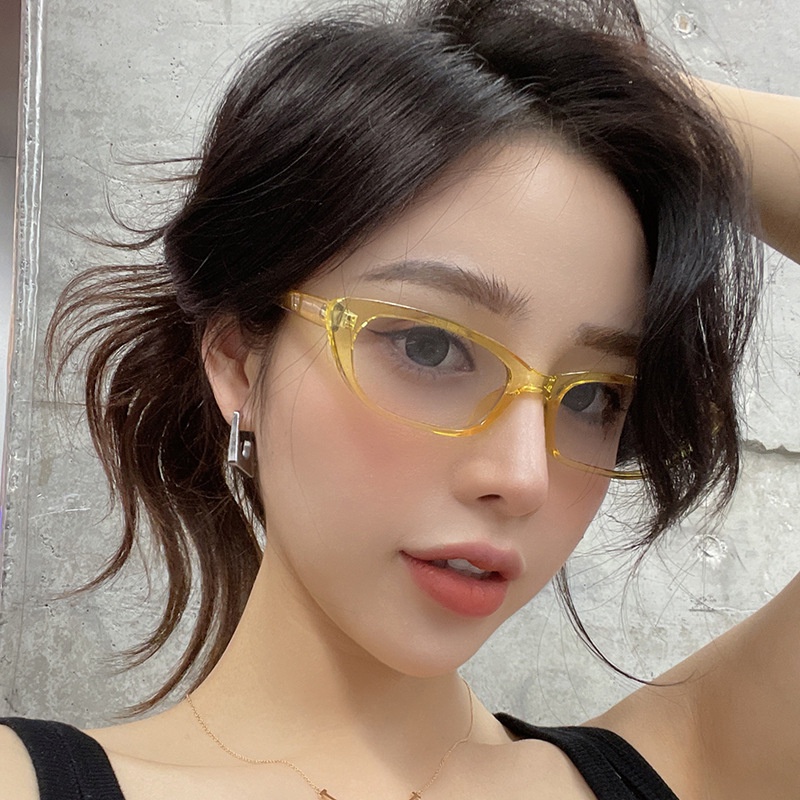 Kính Mát Mắt Mèo Nhỏ Nhiều Màu Sắc Nổi Bật Phong Cách Retro Thời Trang Cho Nữ