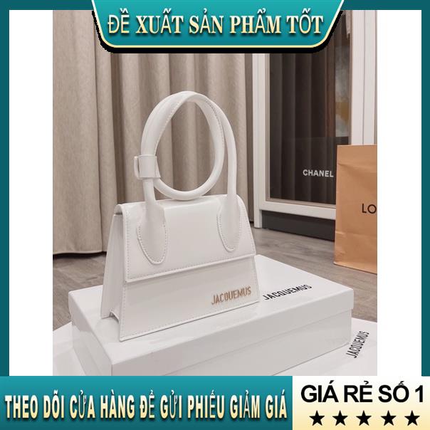 Túi quai xách❒Túi Jacquemus leather bag Hàng super fullbox vip ảnh thật như