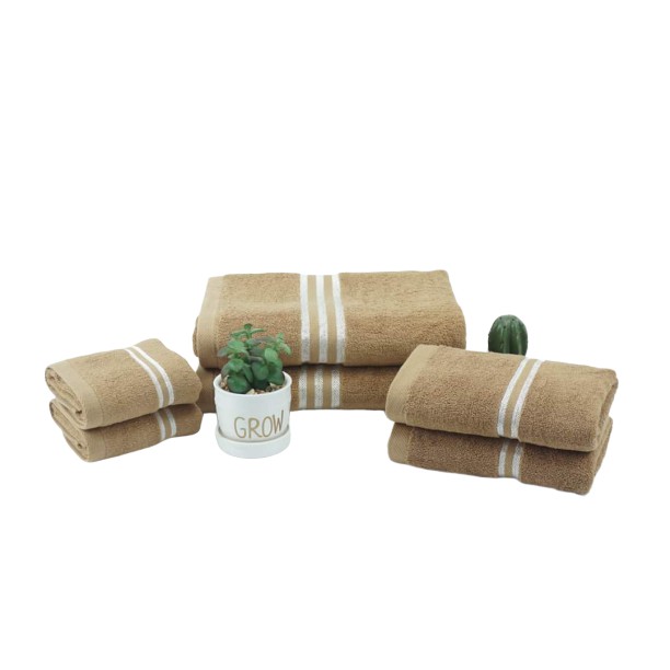 Set khăn tắm mặt LACT 70x140, 30x50 100% cotton siêu thấm hút cam kết giao đúng màu