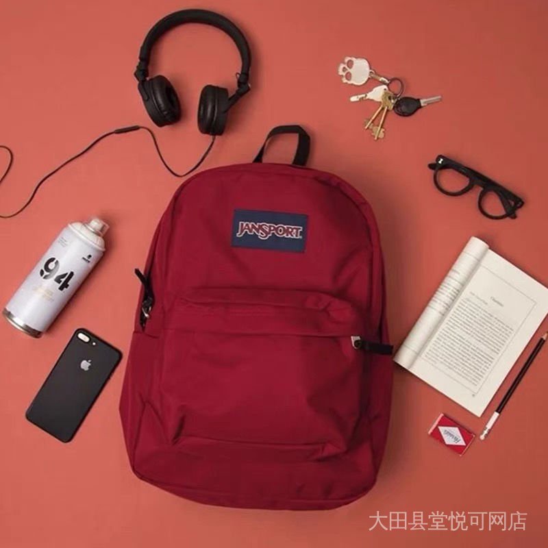 JANSPORT Ba Lô Du Lịch / Đi Học Chính Hãng Chống Thấm Nước Phong Cách Thời Trang Dành Cho Nam Và Nữ AWQG