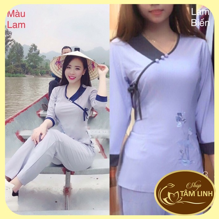 Đồ Lam Đi Chùa _Tim Nơ
