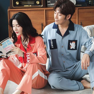 {ẢNH THẬT} SET Đồ Đôi NAM NỮ-Bộ PIJAMA NAM NỮ Style Hàn Quốc-COTTON 100% thấm hút mồ hôi tốt, mát mùa hè