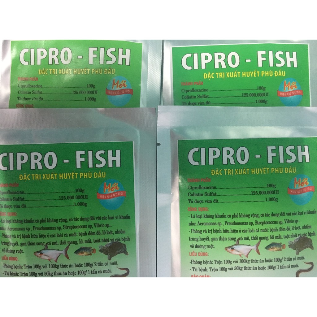 Ciprofish dùng cho cá, lươn và các loài thủy sản