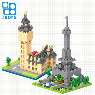 Mô hình lắp ráp Kỳ quan thế giới (10 mẫu) - LBOYU Brand