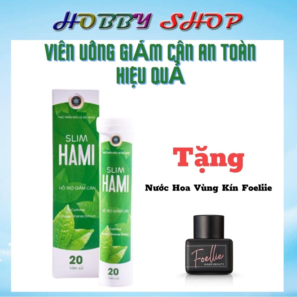 [Hàng Chính Hãng]Giảm Cân Cấp Tốc Slim Hamii Thế Hệ Mới Chính Hãng Sunite - Hộp 20 Viên Sủi