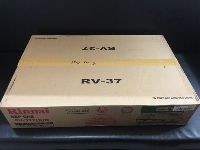 Bếp gas đôi Rinnai RV-377 (S)N mặt bếp inox